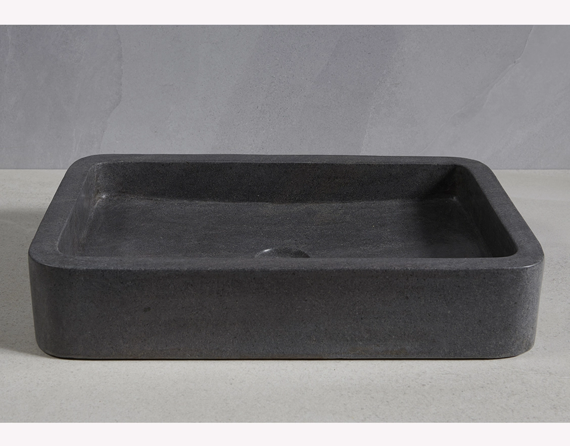 1RS1-01 раковина из речного камня 55х35х10