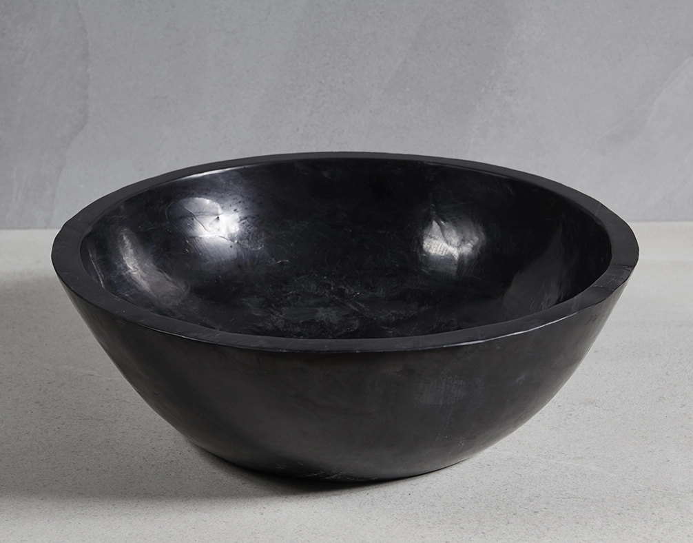 Раковина из окаменелого дерева 45х45х15