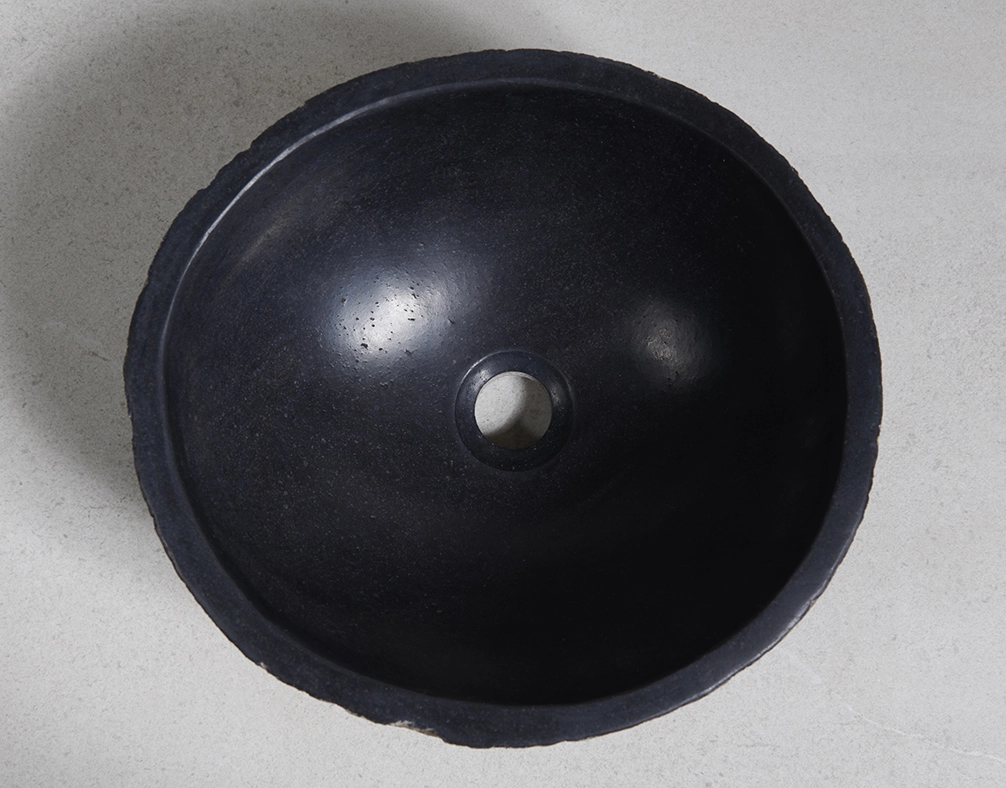 раковина из речного камня 36x34x14