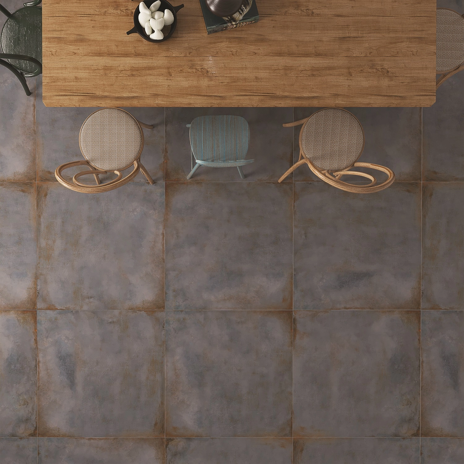 8327 RUST CYAN  100X100