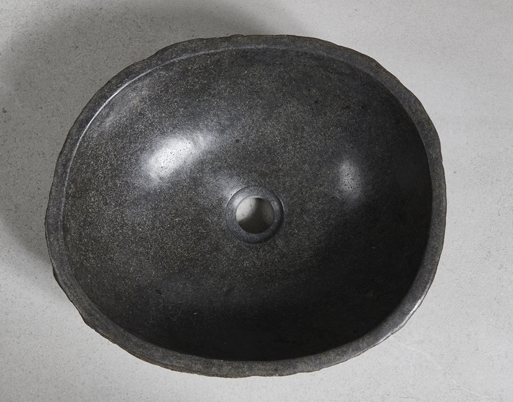 раковина из речного камня 41x35x15