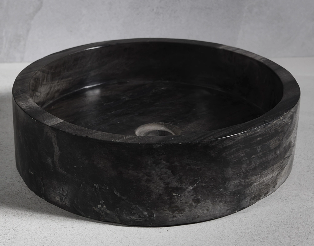 Раковина из окаменелого дерева 40x40x11