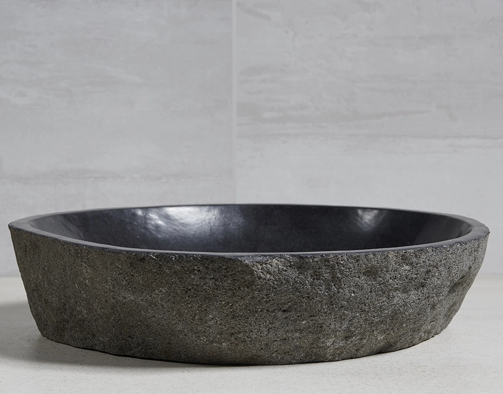 раковина из речного камня 45х45х10