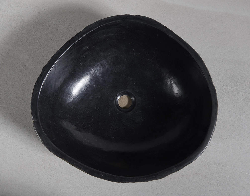 раковина из речного камня 49x44x15