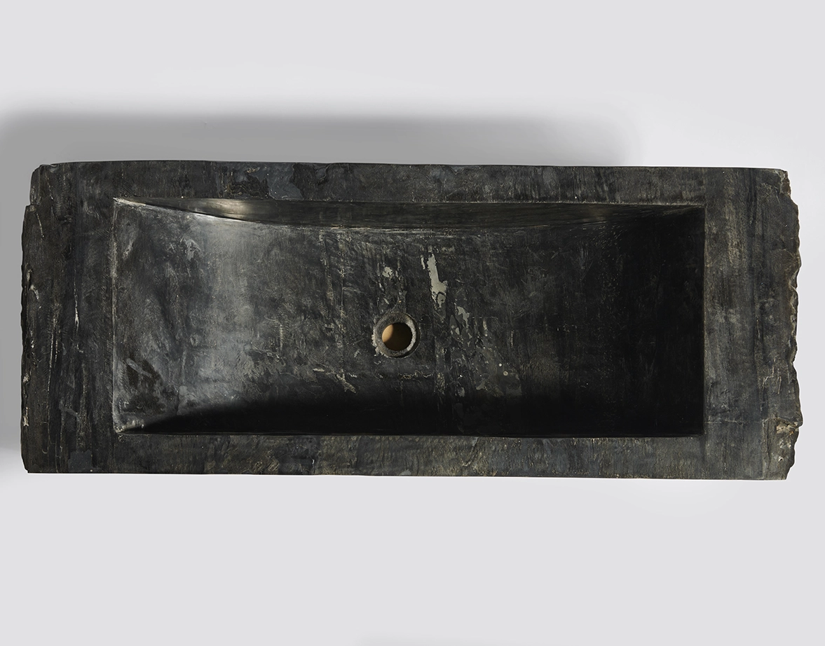 Раковина из окаменелого дерева 100х40х20