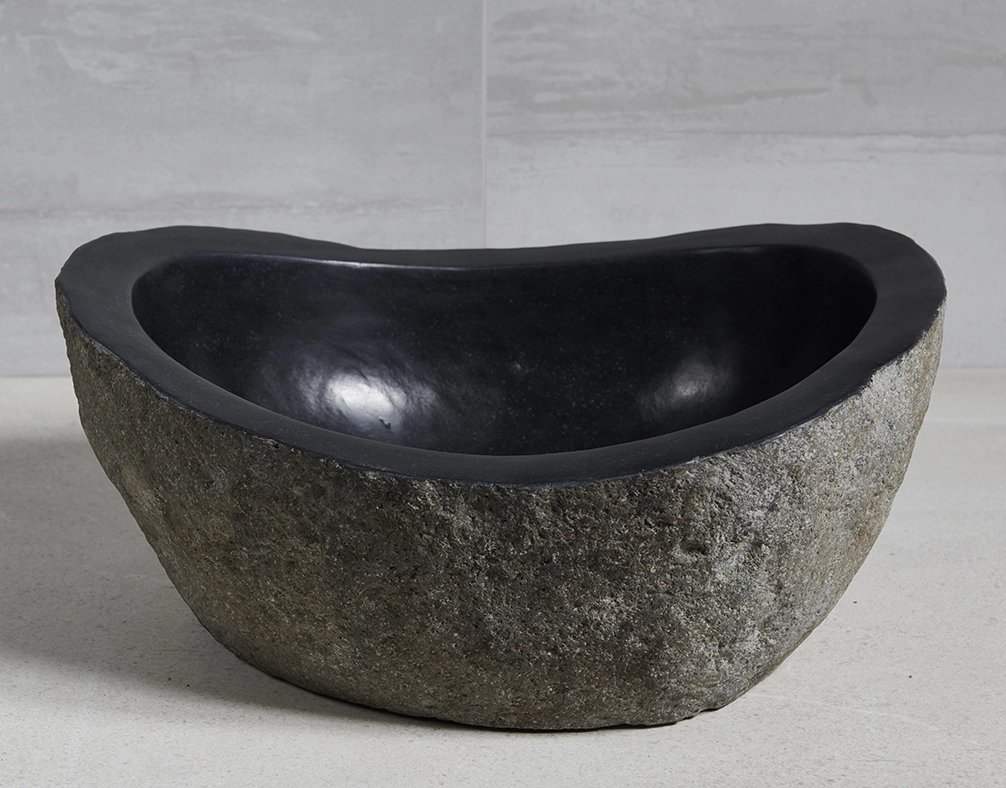 раковина из речного камня 49х41х21