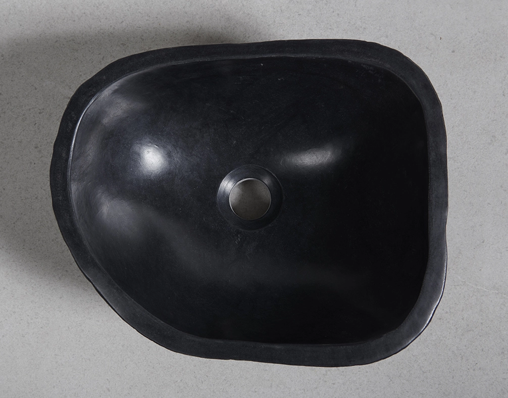 раковина из речного камня 37x30x15