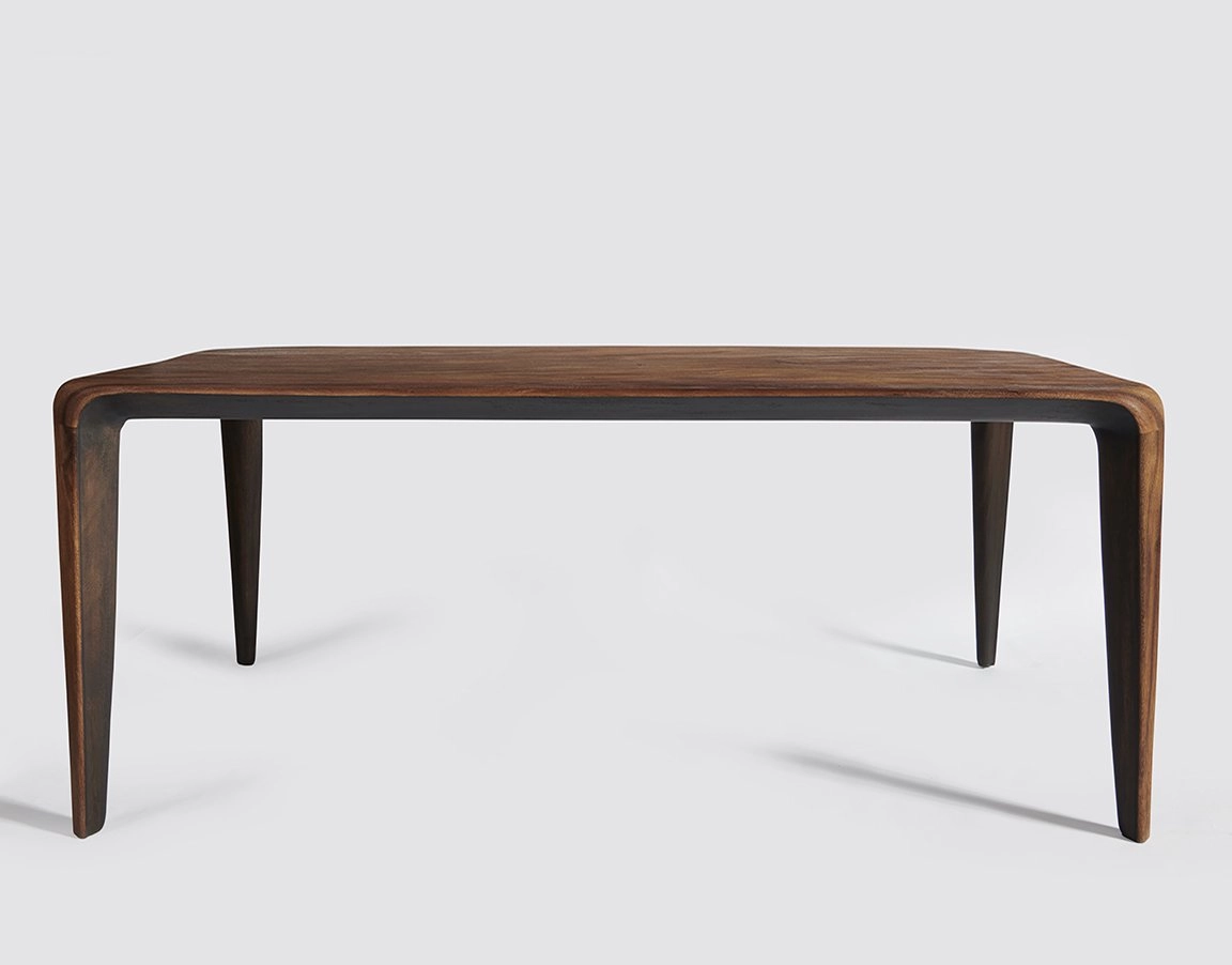 Обеденный стол из массива дерева ARUS DINING TABLE 90x75x180