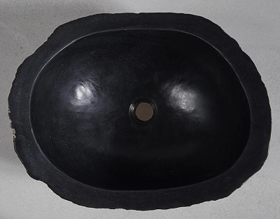 раковина из речного камня 50x40x21