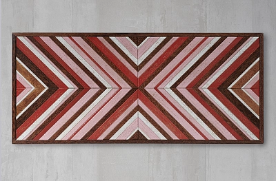 Панно декоративное на стену Wall art Deco AKSARI  из древесины кокосовой пальмы