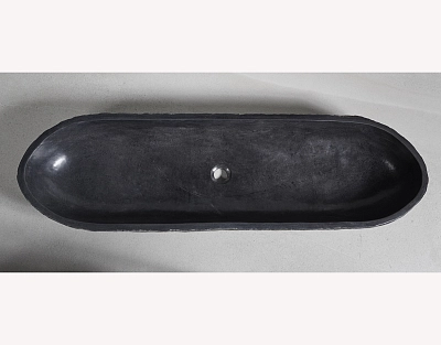 раковина из речного камня 120х35х15