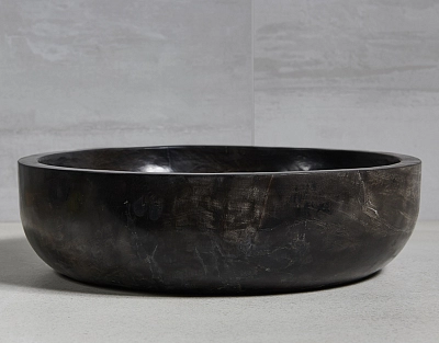 Раковина из окаменелого дерева 40x40x12