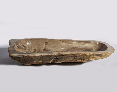 Раковина из окаменелого дерева 93х48х15