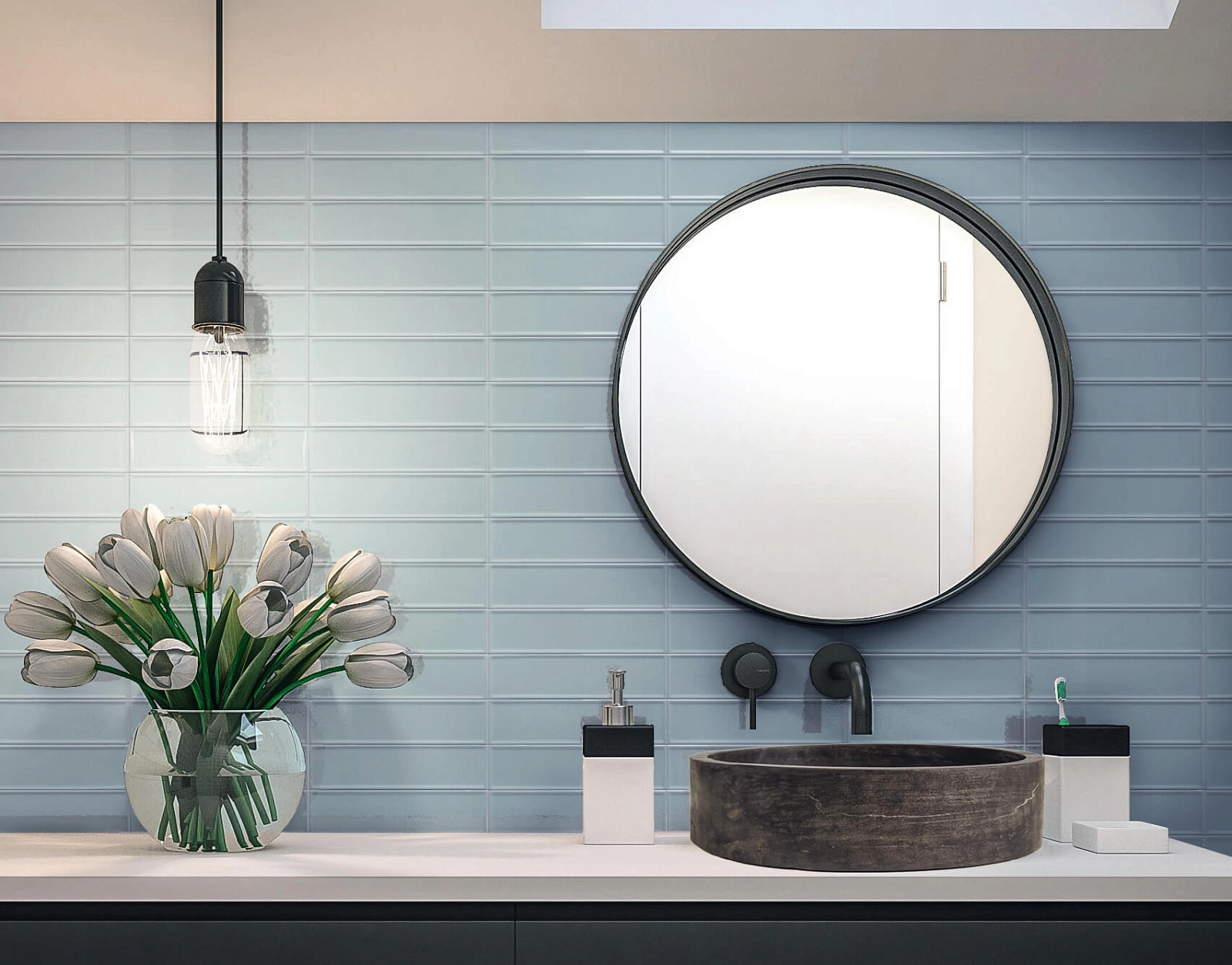 Раковина из окаменелого дерева 40x40x11