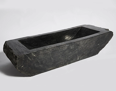 Раковина из окаменелого дерева 100х40х20